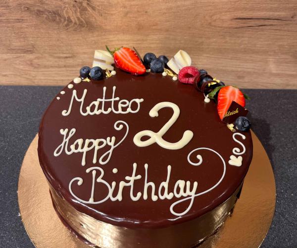 Schokoladentorte zum 2. Geburtstag